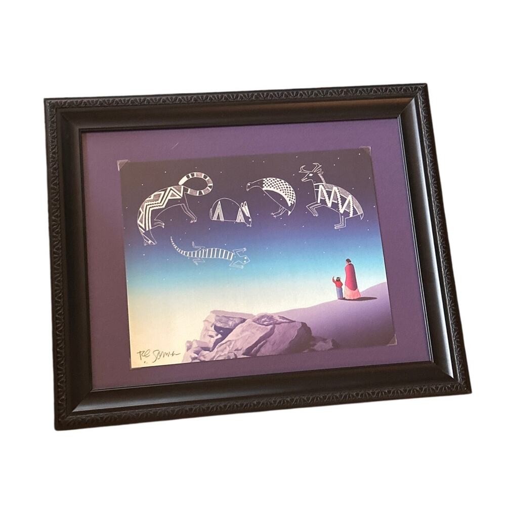 Navajo Art Night Stories R.C. Gorman Lithograph Decor Southwest Constellations